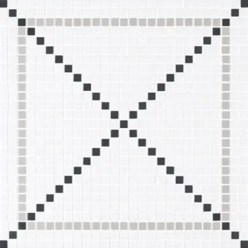 Avora Calvin Bond Recycled Glass Tile 1/2" Square